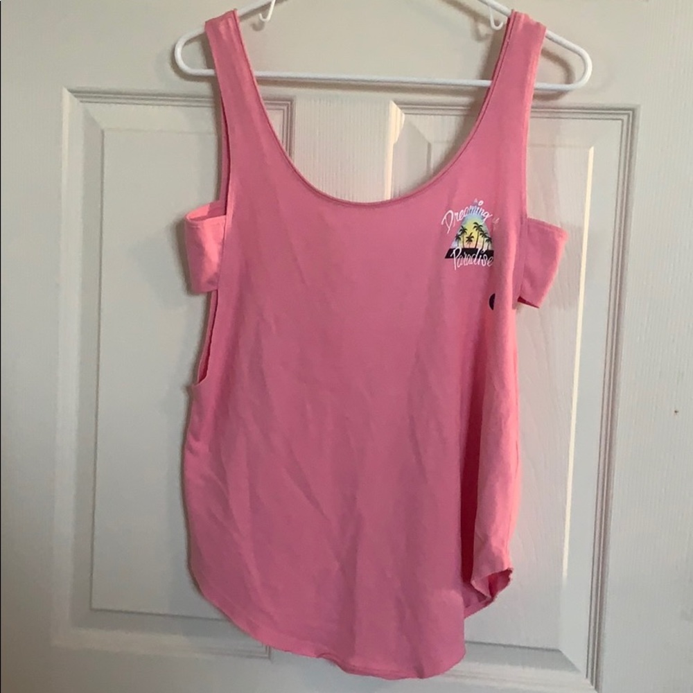 Tank top with cut out on sides
